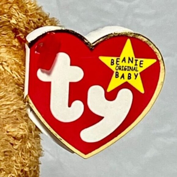 Ty Beanie Baby Original Fuzz Bear Retired 1998/1999 Tag Errors 7th Gen Tush Tag - Picture 5 of 10